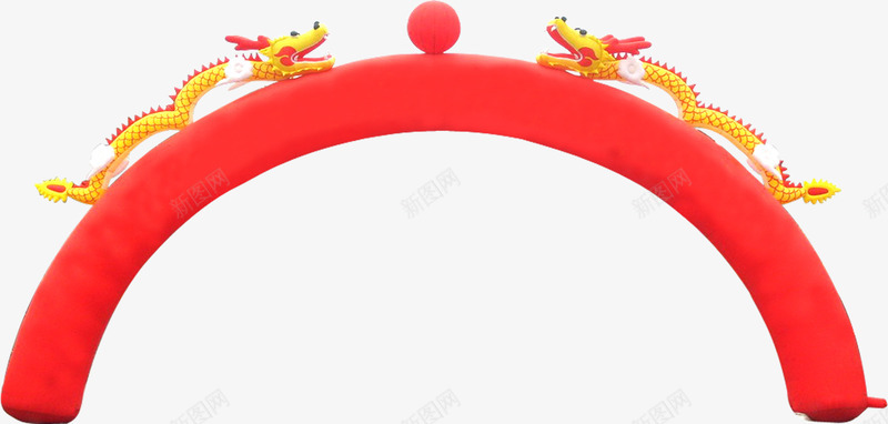 拱门png免抠素材_新图网 https://ixintu.com 喜庆 拱门 红色