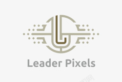 灰色的字母L浅灰色的字母logo矢量图图标高清图片