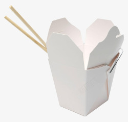 筷子盒白色空白泡面桶高清图片