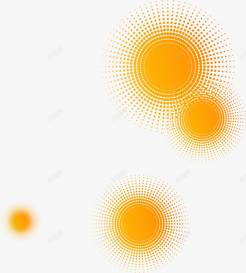 橙色圆点漂浮png免抠素材_新图网 https://ixintu.com 卡通 圆点 底纹 手绘 橙色 漂浮