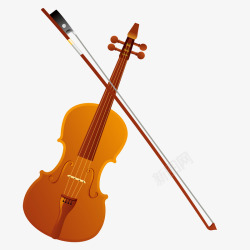 手绘儿童乐器手绘音乐小提琴矢量图高清图片
