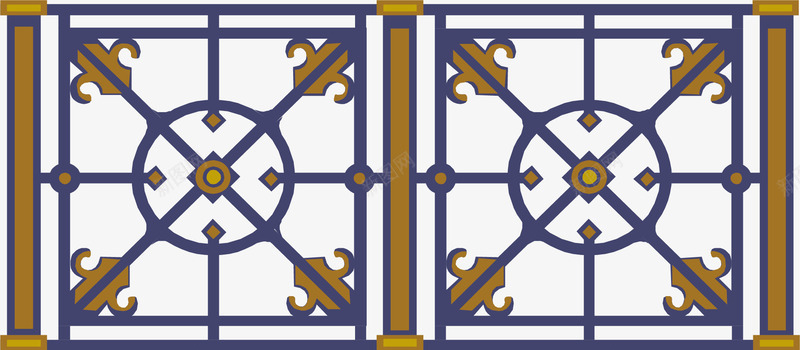 方形古风装饰栏杆矢量图ai免抠素材_新图网 https://ixintu.com 中国风栏杆 中式 古风栏杆 古风装饰栏杆 形状 木栏杆 纹理 铁栏杆 阳台栏杆 矢量图