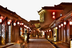 上海城隍庙夜景素材