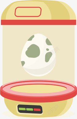 黄色鹌鹑蛋孵蛋机高清图片