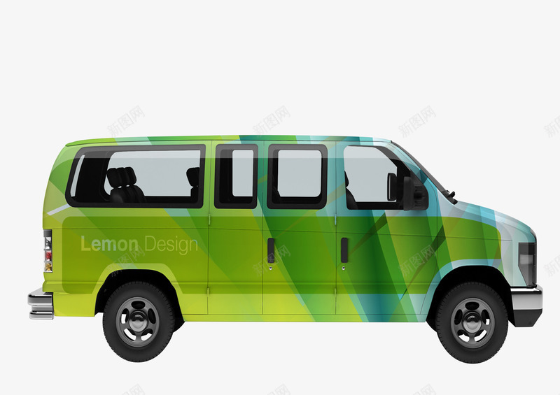 创意车身psd免抠素材_新图网 https://ixintu.com VI效果图 创意 效果图 精致 绿色环保 艺术风 车身彩绘 车身设计