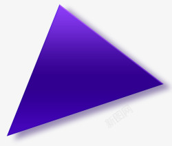 质感紫色三角形海报色块素材
