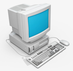复古台式机电脑素材