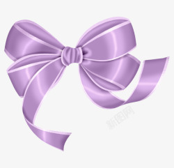 优雅领花优雅艺术紫色蝴蝶结领花高清图片