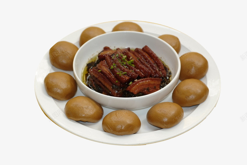 梅菜扣肉png免抠素材_新图网 https://ixintu.com 中国菜 中式菜品 家常菜 梅菜扣肉 热菜 美味 餐饮美食