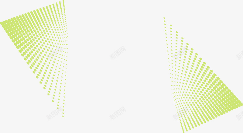 绿色斑点三角形png免抠素材_新图网 https://ixintu.com 三角形 斑点 绿色