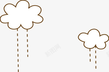 手绘卡通白云装饰png免抠素材_新图网 https://ixintu.com 卡通 白云 装饰 设计