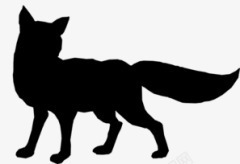 动物影子狐狸高清图片