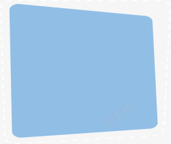 蓝色白框背景板底图素材