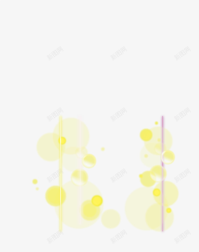背景装饰png免抠素材_新图网 https://ixintu.com banner背景 圆点 竖线 黄色