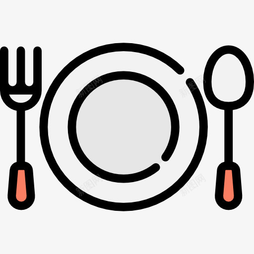 餐馆简洁风格餐具png免抠素材_新图网 https://ixintu.com 简洁 简笔画 粗线条 餐具 餐馆