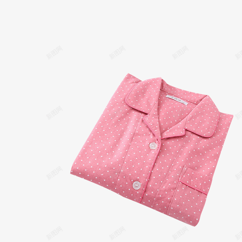 圆点粉红色睡衣女装png免抠素材_新图网 https://ixintu.com 圆点 女装 睡衣 粉红色