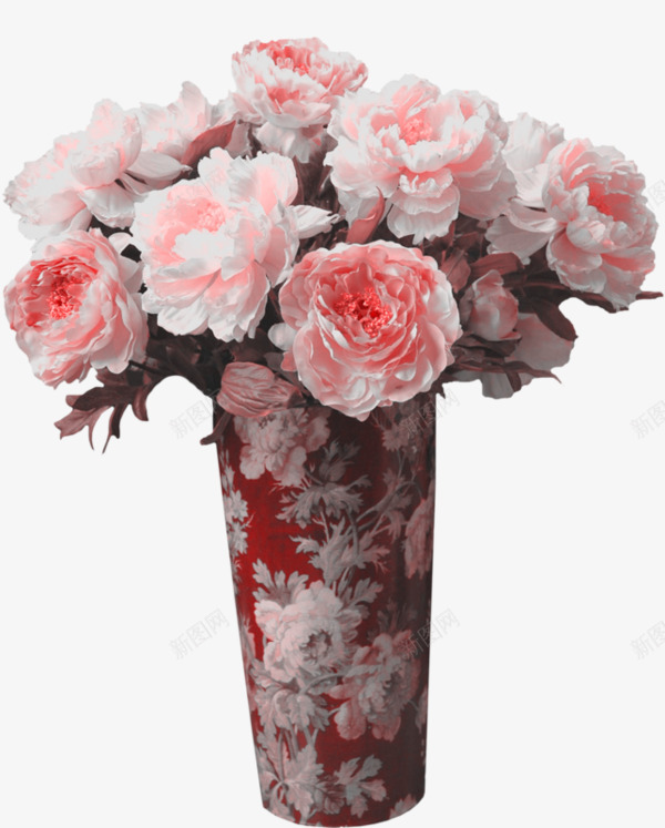 卡通油画装饰鲜花花瓶png免抠素材_新图网 https://ixintu.com 卡通手绘 油画 花朵花卉 花瓶