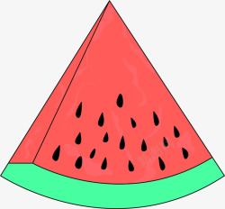 三角西瓜块素材