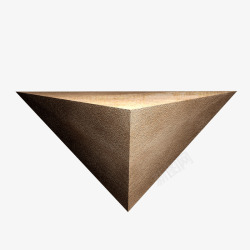 质感三角体素材