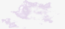 云紫色云朵素材