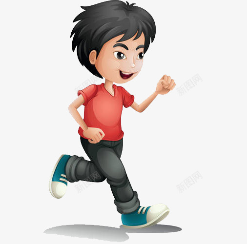 晨跑中的男孩png免抠素材_新图网 https://ixintu.com 奔跑 小孩 快跑 晨跑 男孩 跑 跑步 跑步小孩 运动 锻炼 飞奔