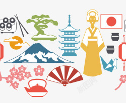日本风格装饰素材