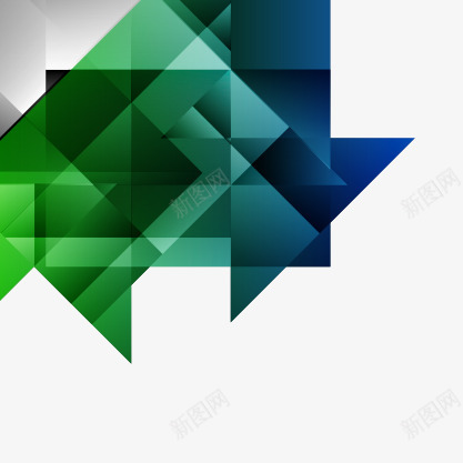 蓝绿色几何背景矢量图eps免抠素材_新图网 https://ixintu.com 三角 三角形背景 几何 几何背景 壁纸 多边形 抽象 梯度 绿色的背景 背景 蓝色的背景 矢量图
