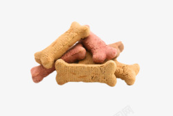 小狗食物可爱动物的食物小狗骨头饼干实物高清图片