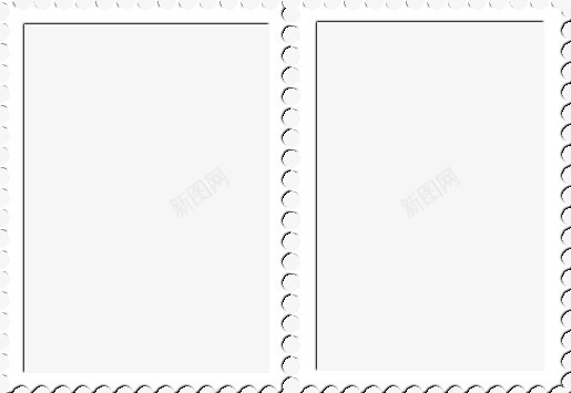 简洁白色边框png免抠素材_新图网 https://ixintu.com 白色 简洁 边框