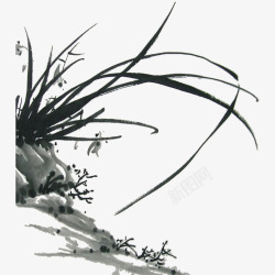 毛笔竹字头毛笔画竹高清图片