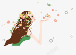 漂亮的女生素材
