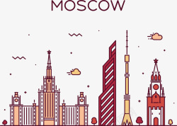莫斯莫斯科街景高清图片