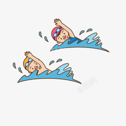 水下体操素材
