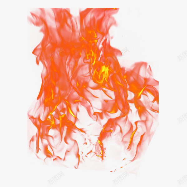一团火的png免抠素材_新图网 https://ixintu.com 火 简洁 红色 装饰