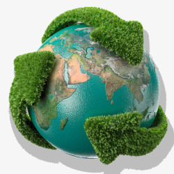 绿色行动绿色地球高清图片