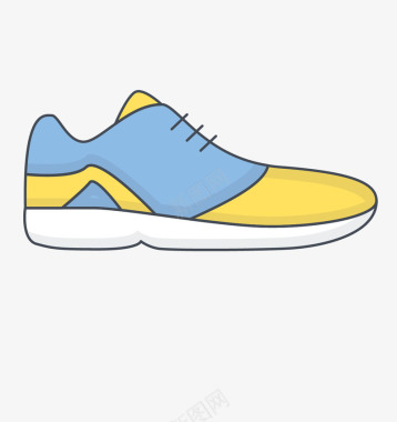黄色鞋子可爱服饰图标图标
