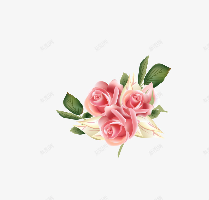 手绘水粉花卉png免抠素材_新图网 https://ixintu.com 手绘 水粉 花卉