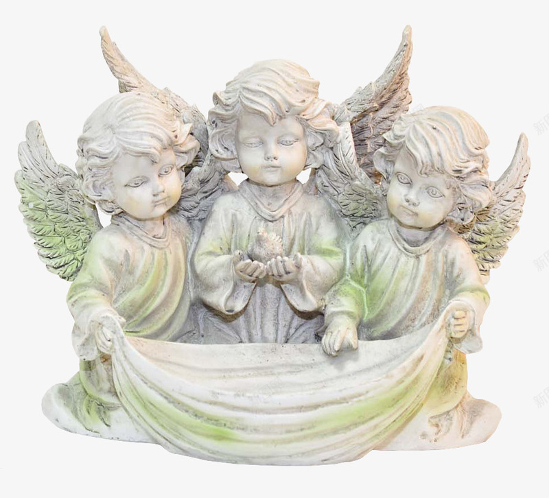 石像png免抠素材_新图网 https://ixintu.com 天使 欧美 石像 翅膀 雕像