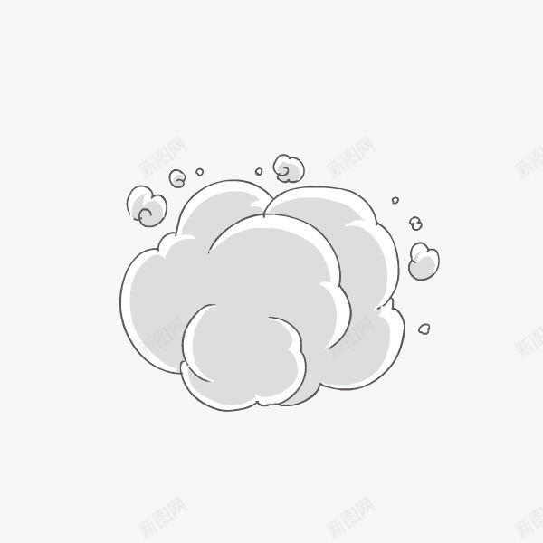 卡通气泡云朵png免抠素材_新图网 https://ixintu.com png 云朵 手绘 气泡 气泡云朵