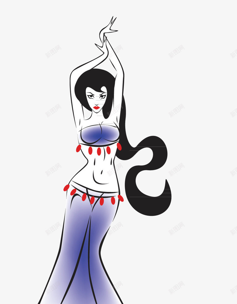 美女舞蹈png免抠素材_新图网 https://ixintu.com 少数名族 民族舞 紫色