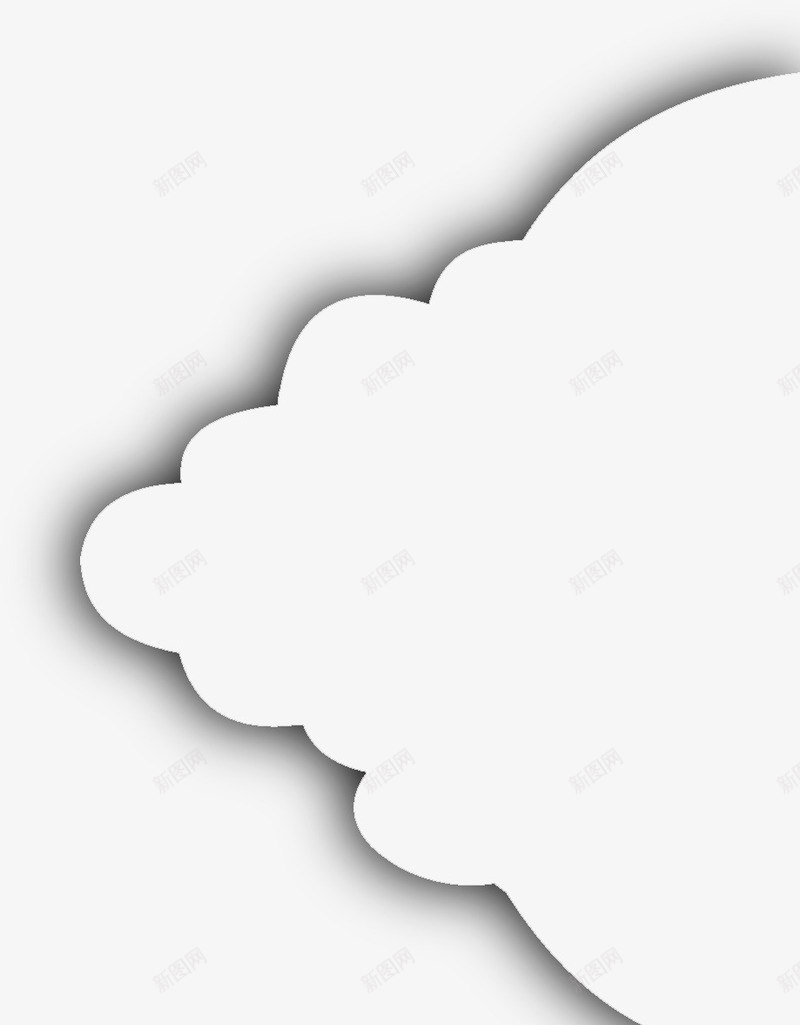 手绘卡通白云png免抠素材_新图网 https://ixintu.com 卡通 白云 设计