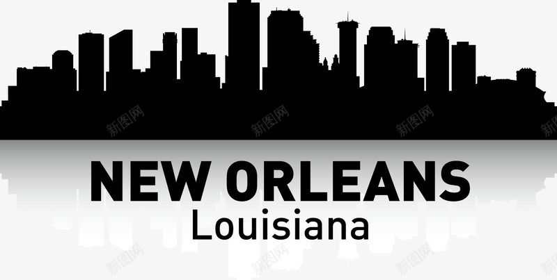 NEWORLEANS图标png_新图网 https://ixintu.com 剪影 城市 城市剪影 城市建设 大厦 建筑 房地产 插图 楼宇 楼房 都市 高楼