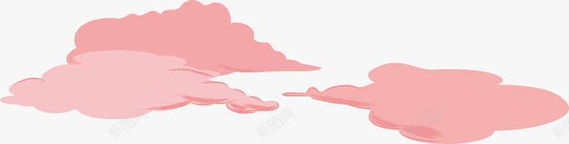 可爱粉红色的云朵矢量图ai免抠素材_新图网 https://ixintu.com 云 云朵 可爱 粉红色的云 粉色 粉色的云 矢量图