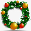 圣诞节冬青花环图标装饰png_新图网 https://ixintu.com 冬青 图标 圣诞节 花环 装饰