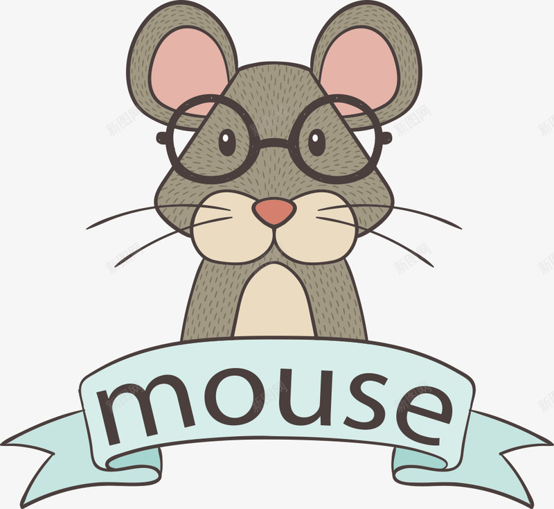 卡通小老鼠矢量图ai免抠素材_新图网 https://ixintu.com mouse 动物 卡通动物 卡通老鼠 矢量图 矢量老鼠 老鼠 老鼠生日