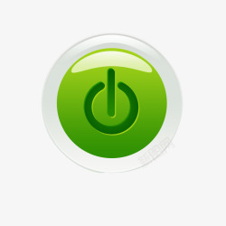 简洁的开关绿色清新淡雅简洁开关按钮高清图片