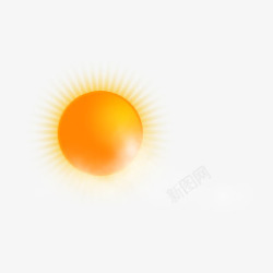晴天气太阳图标高清图片
