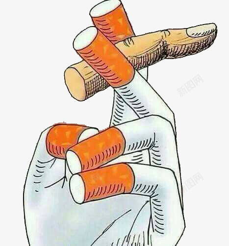 烟的手夹着手指png免抠素材_新图网 https://ixintu.com 健康 吸烟 宣传 手夹 简洁