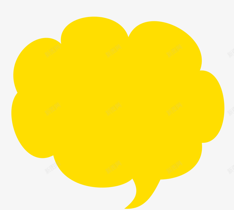 扁平风格合成黄色的云朵造型png免抠素材_新图网 https://ixintu.com 云朵 合成 扁平 造型 风格 黄色