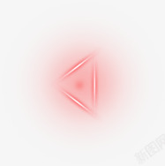 粉色三角形光效素材